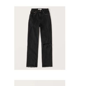 Abercrombie & Fitch 90s Ultra High Rise Straight Jeans